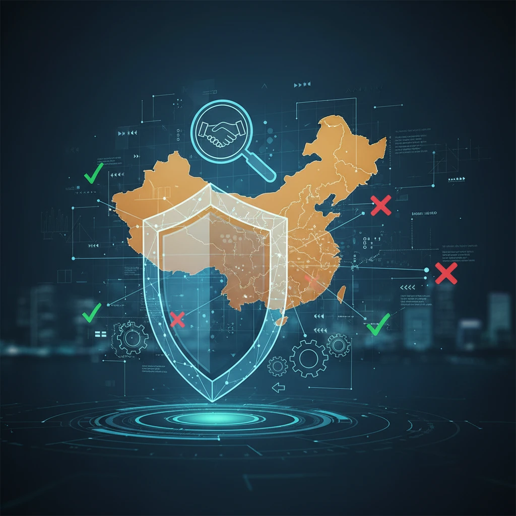 Professional illustration for article about Supplier Verification China: Reduce Sourcing Risk