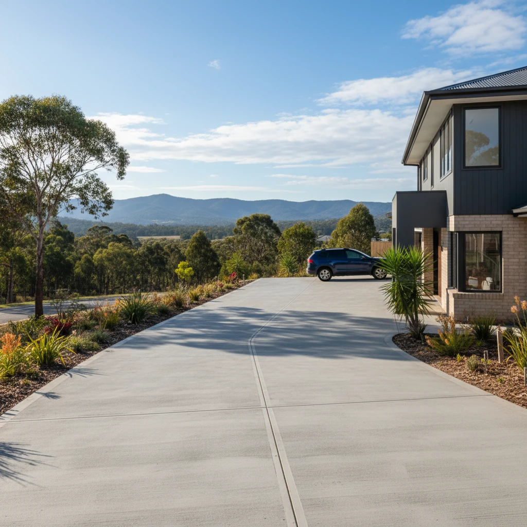 Professional illustration for article about Durable Concrete Driveways for Penrith Homes