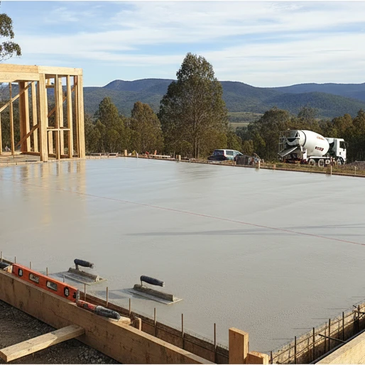 Professional illustration for article about Shed Slabs Built to Last: Concrete Solutions