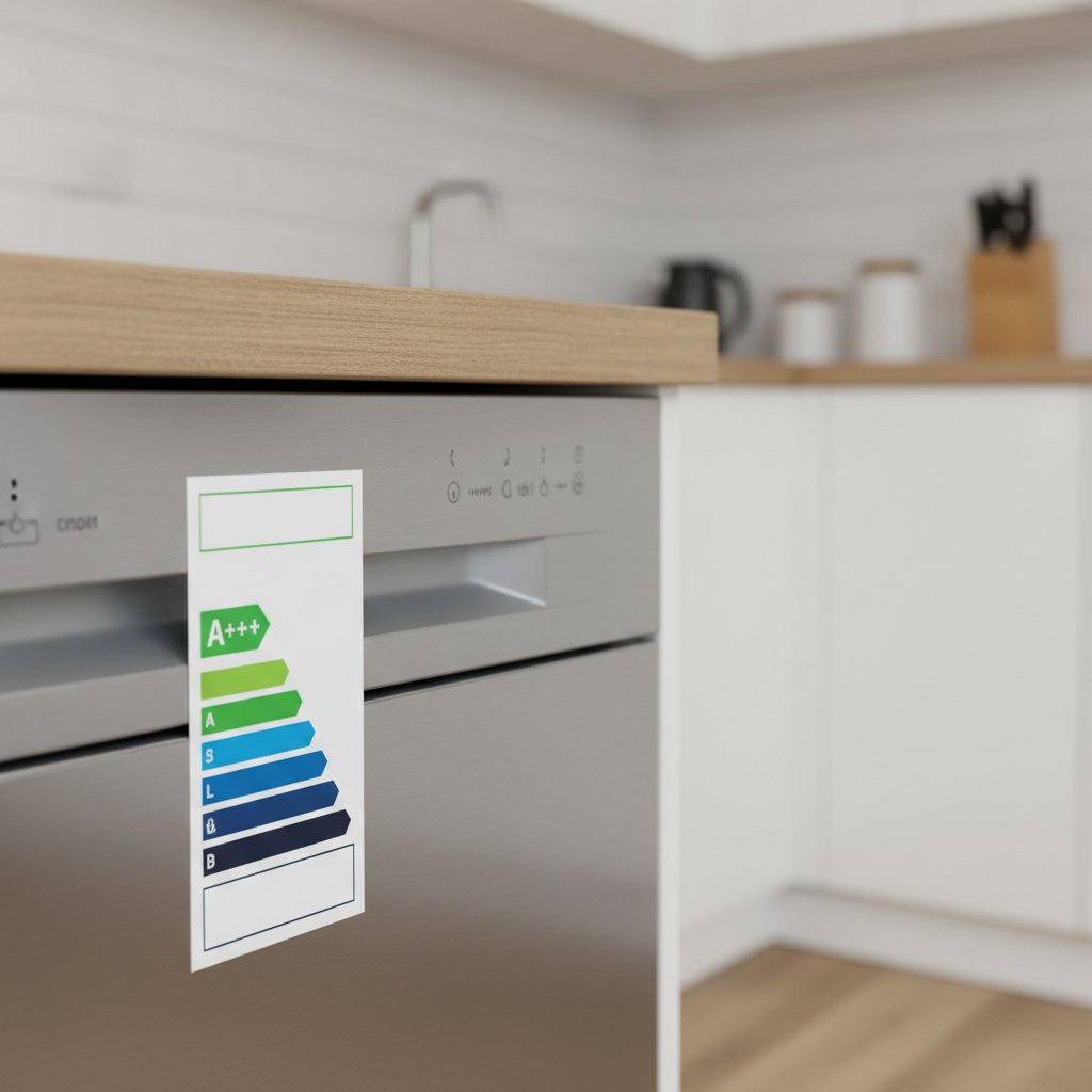 Energy label of an appliance showing A+++ rating