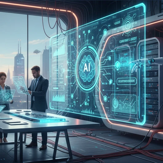 Professional illustration for article about Website SEO: AI-Powered Content Audit in 2026