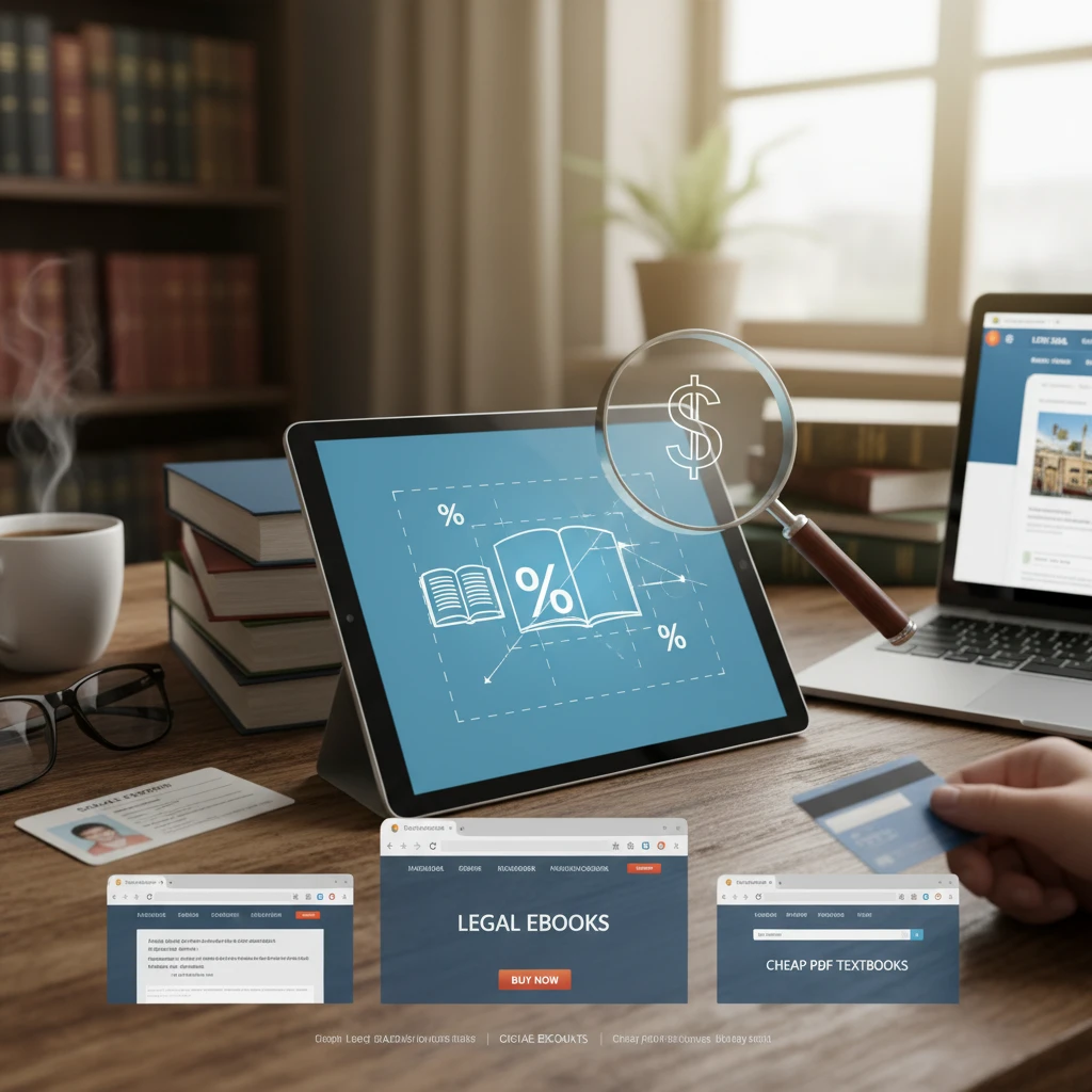 Professional illustration for article about Legal College eTextbooks: Hidden Discount Sources